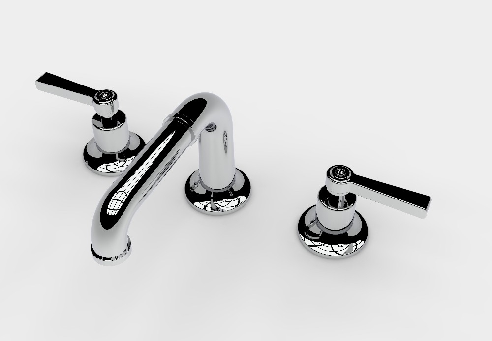 Three hole tap set for washbasin