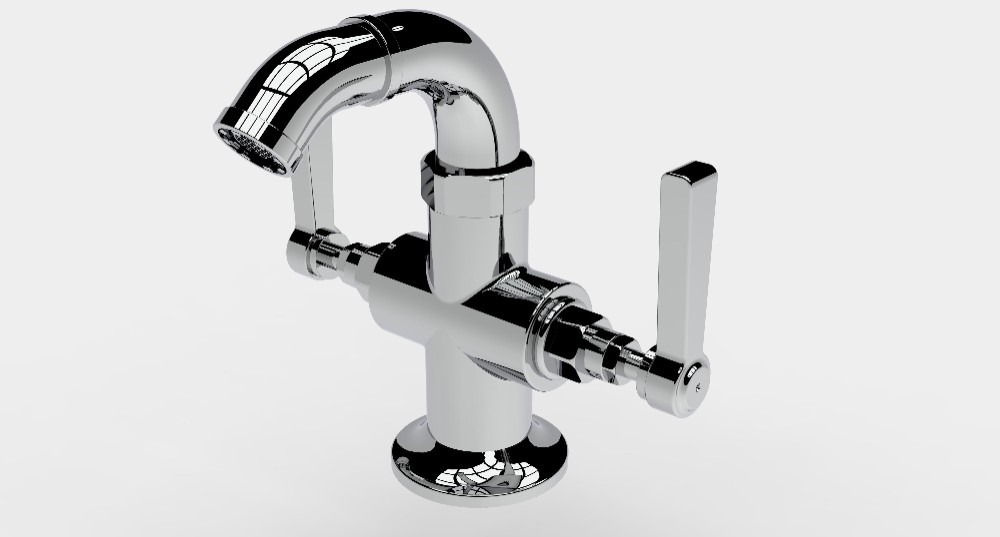 Single hole tap set for bidet 