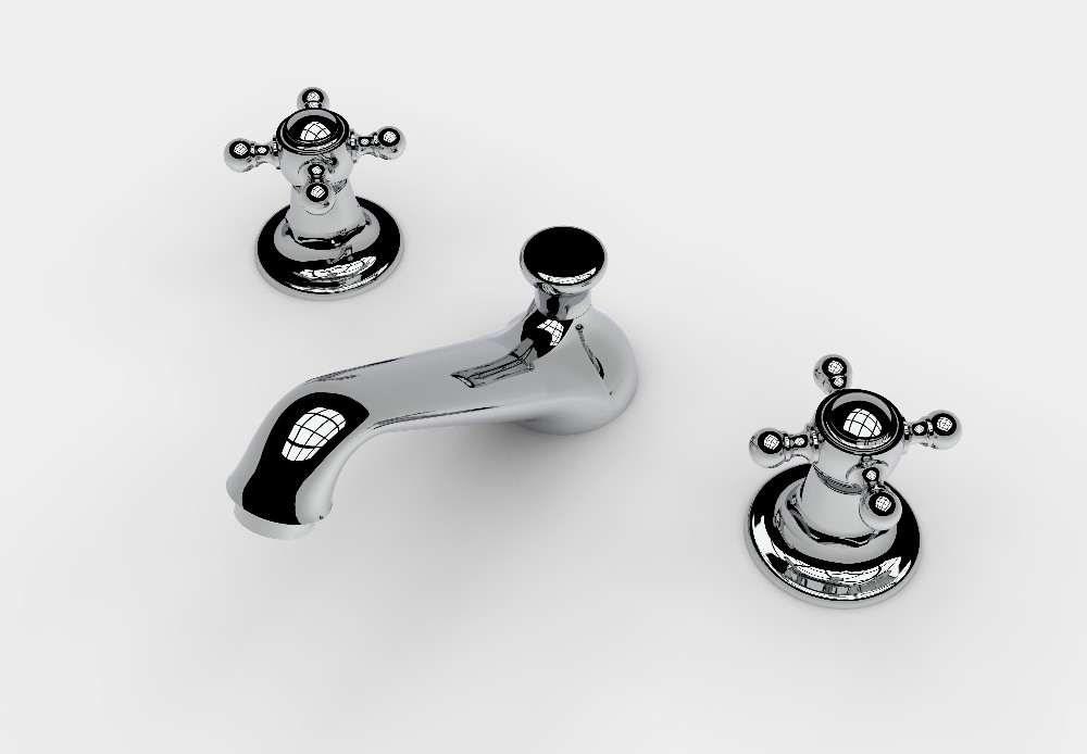 Three hole tap set for washbasin 