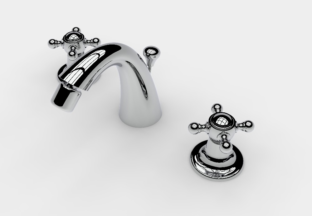  Three hole tap set for bidet 