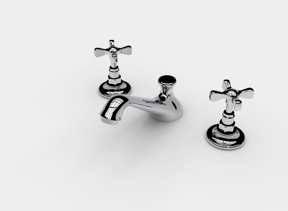 Three hole tap set for washbasin 