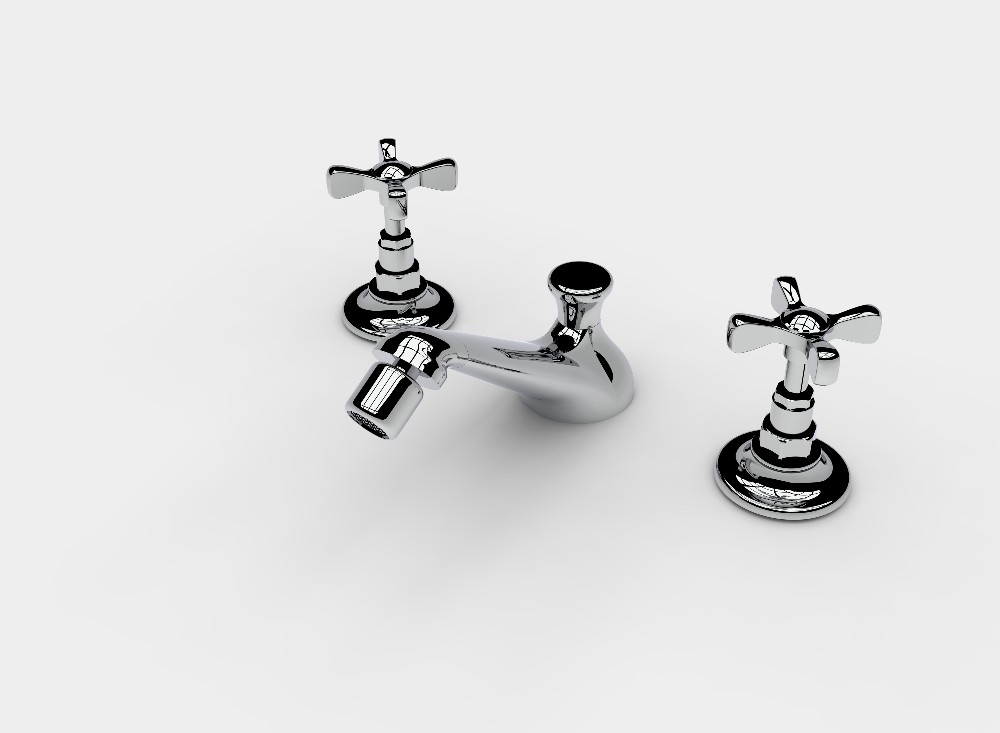 Three hole tap set for bidet 