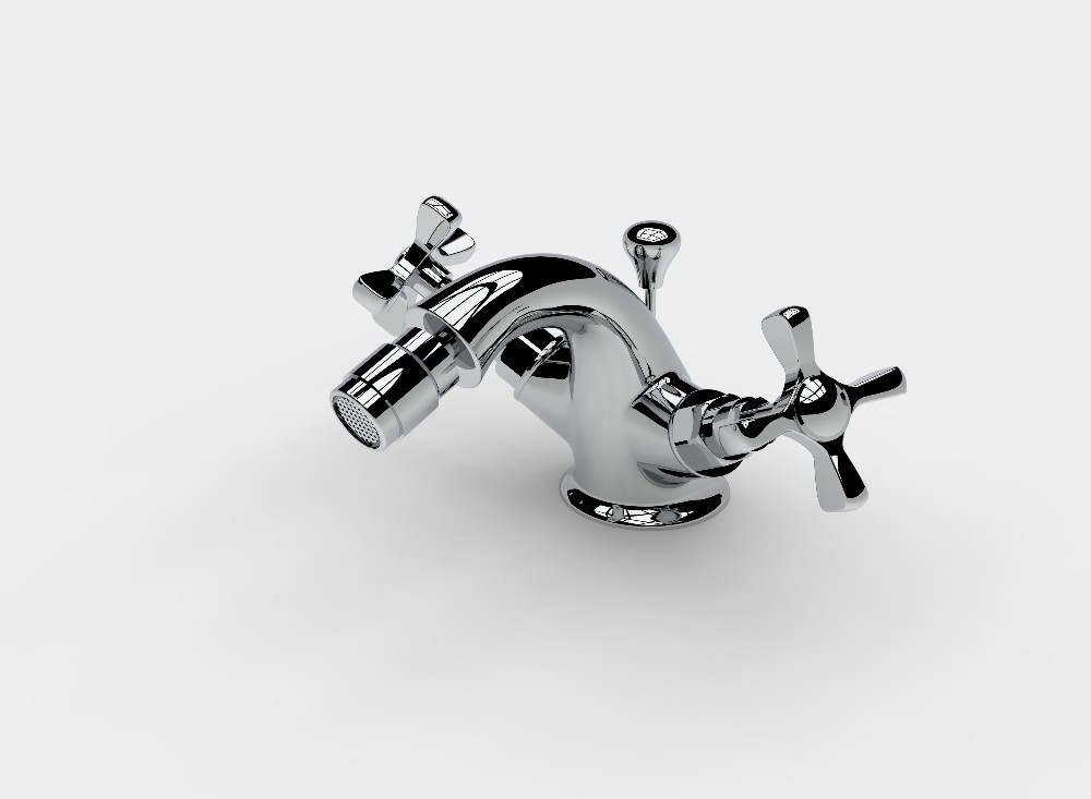 Single hole tap set for bidet 