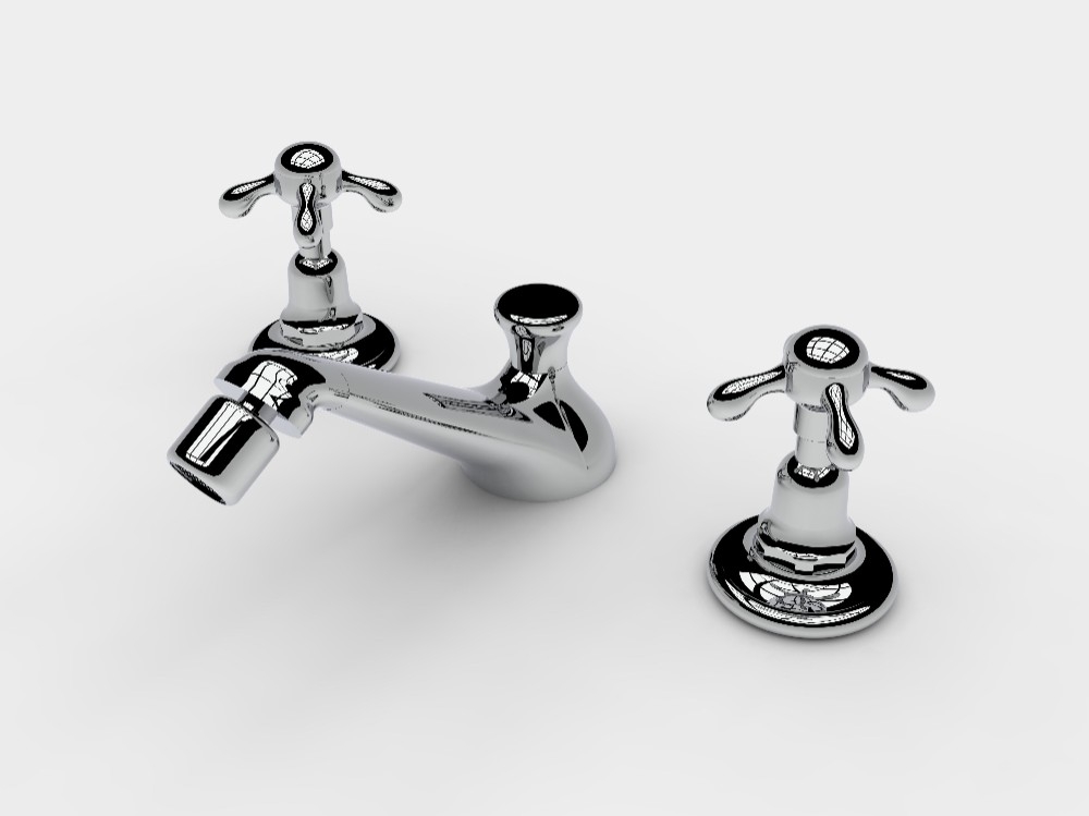 Three hole tap set for washbasin 