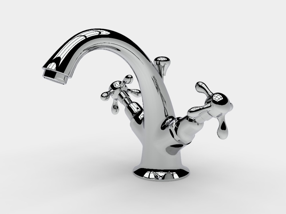 Single hole tap set for washbasin